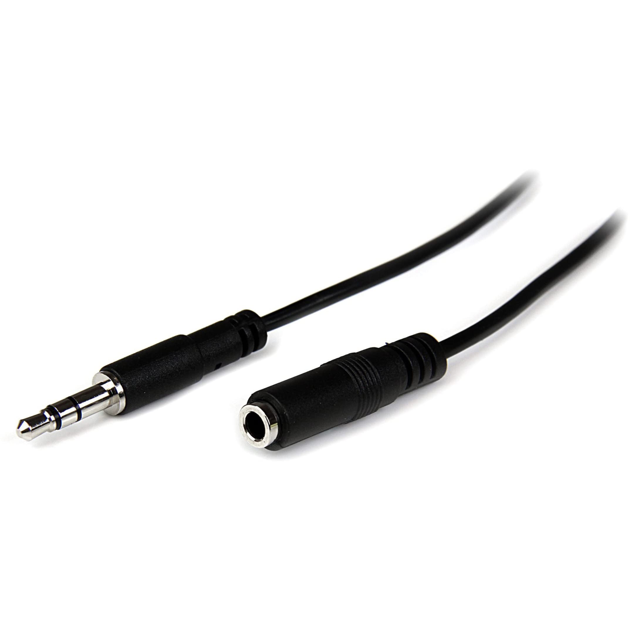 startech-com-mu2mmfs-c-ble-extension-audio-slim-3-5mm-m-le-vers-femelle-2m image 5