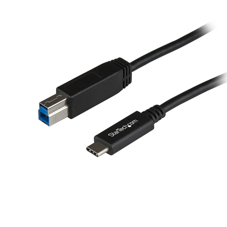 startech-com-usb31cb1m-c-ble-usb-c-vers-usb-b-1-m-10-gbps image 1