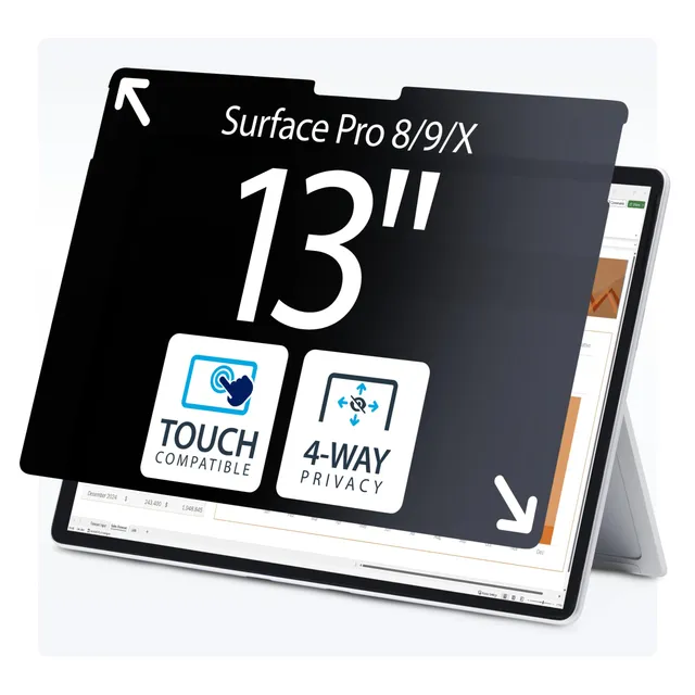 startech-com-filtre-de-confidentialit-4-sens-pour-surface-pro-8-9-x-11-13-mat image 1