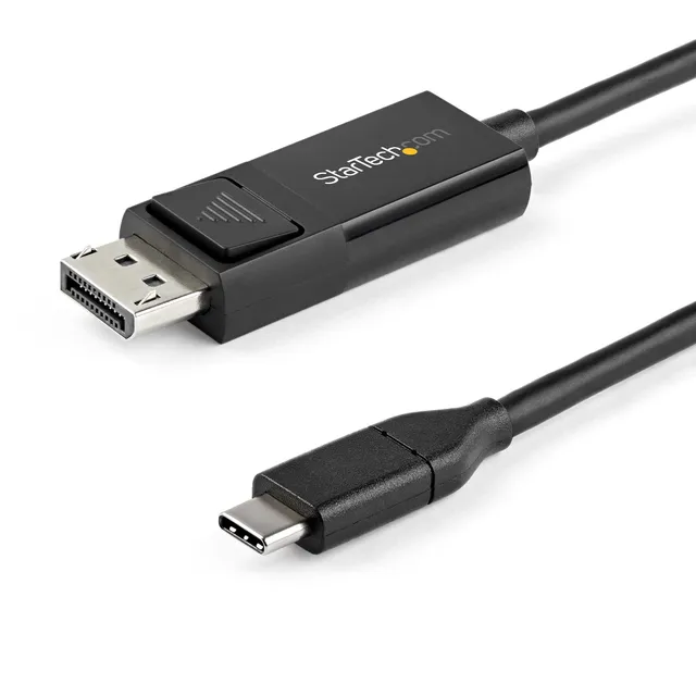 startech-com-c-ble-bidirectionnel-usb-c-vers-displayport-1-2-2m-4k-60hz image 1