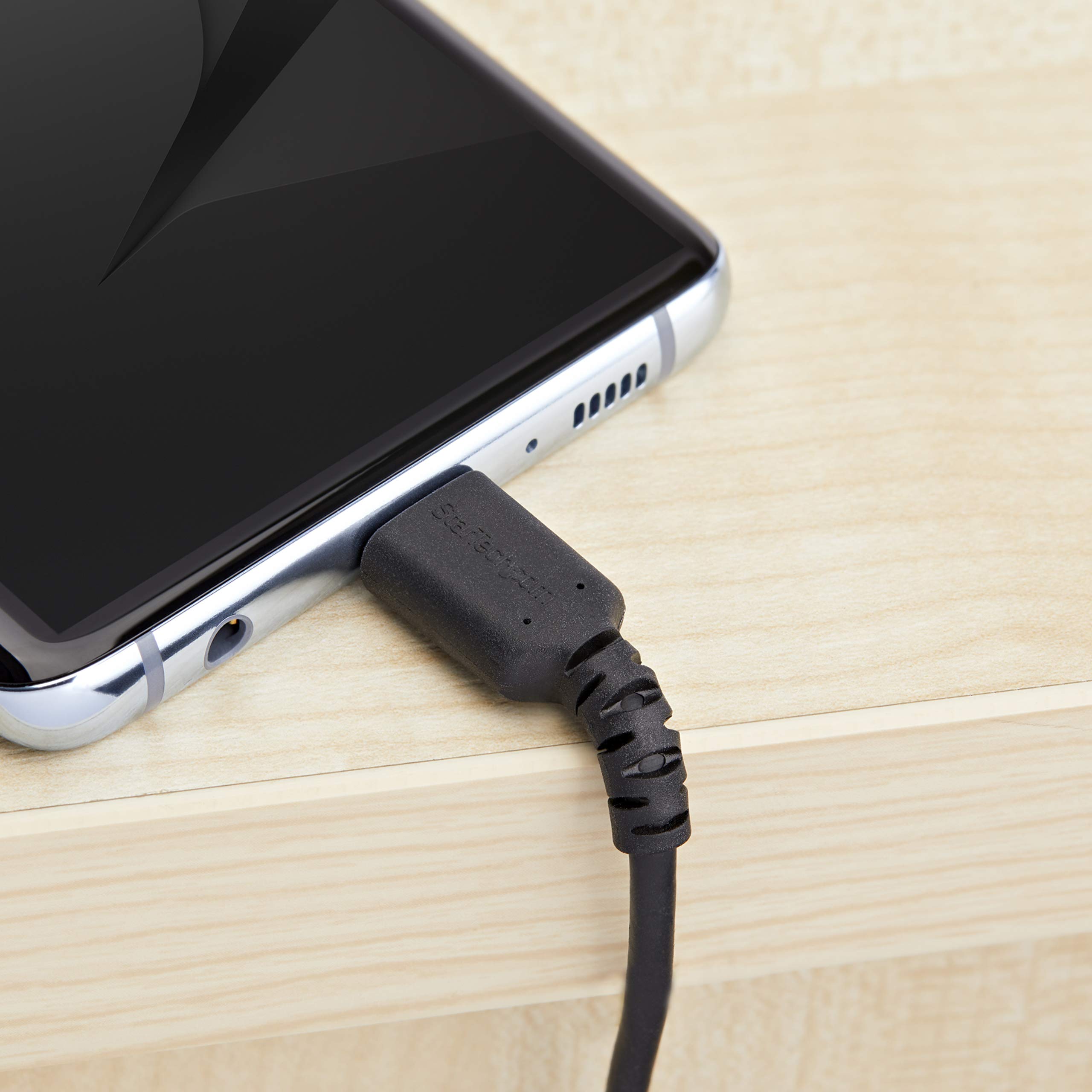 startech-com-c-ble-usb-a-vers-usb-c-1-m-3a-usb-2-0-robuste-noir-kevlar image 5