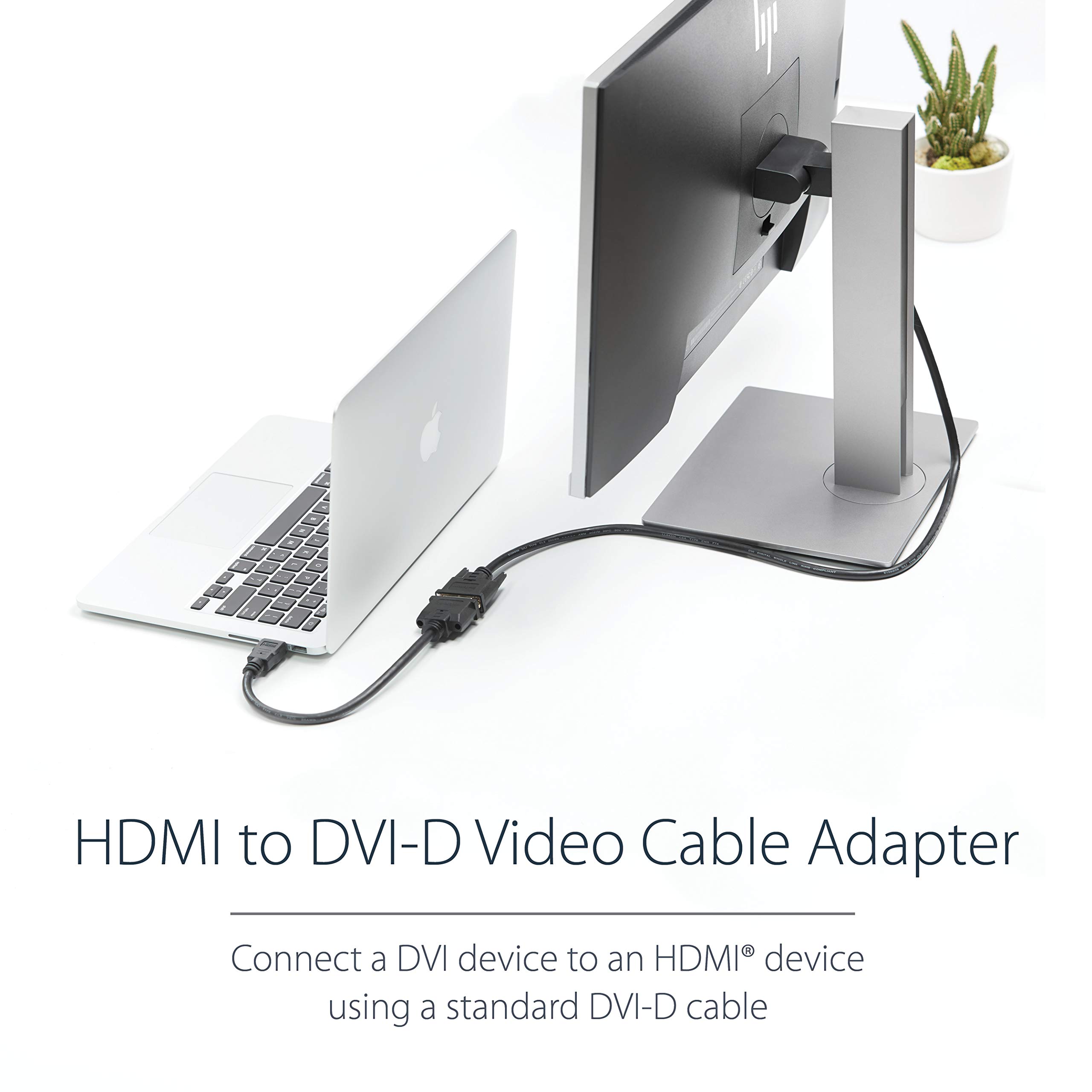 startech-com-c-ble-adaptateur-hdmi-vers-dvi-d-20-cm-m-le-femelle-hddvimf8in image 2