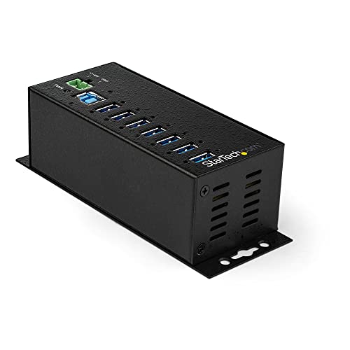 startech-com-hub-industriel-usb-3-0-7-ports-5gbps-m-tal-hb30a7ame image 8