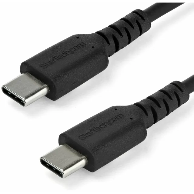 startech-com-c-ble-usb-c-vers-usb-c-1m-60w-usb-2-0-noir image 1