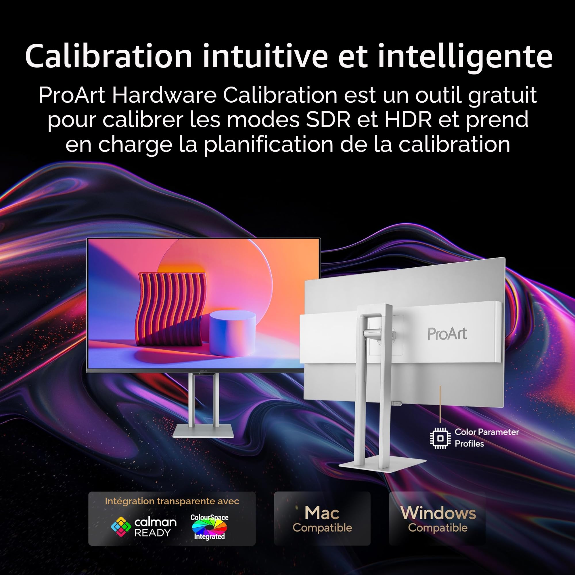 asus-rog-proart-pa32ucdm-31-5-4k-qd-oled-240hz-0-1ms-argent image 4