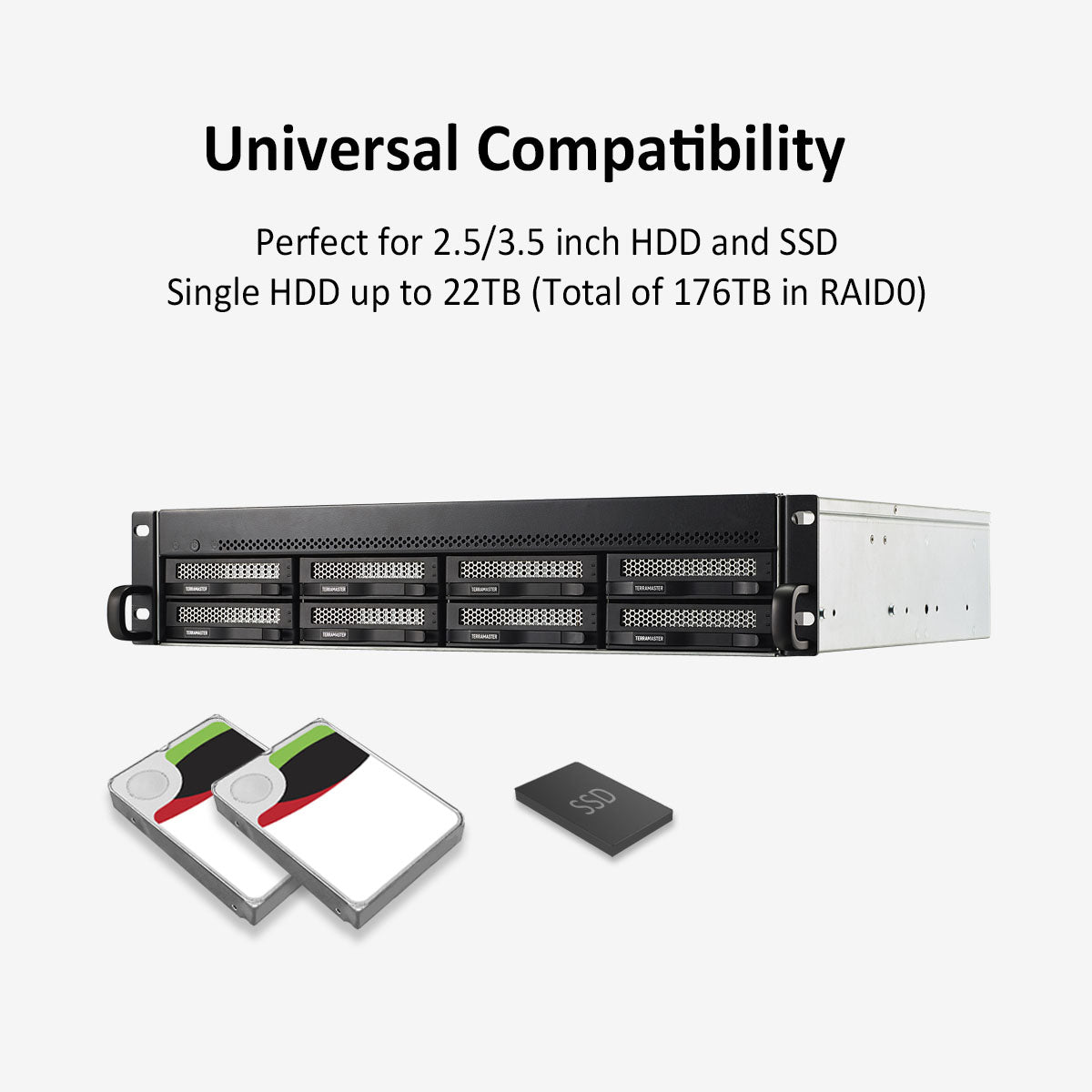 terramaster-u8-450-nas-rack-2u-8-baies-10gbe image 7