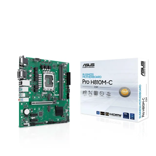 asus-pro-h810m-c-csm-carte-m-re-micro-atx-intel-lga-1851-ddr5 image 1