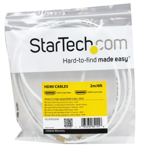 startech-com-c-ble-hdmi-haute-vitesse-ultra-hd-4kx2k-2-m-blanc-m-m-cl3-s-rie-st1 image 8