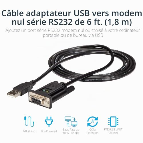 startech-com-icusb232ftn-adaptateur-usb-vers-s-rie-rs232-db9-1-8m-ftdi image 7