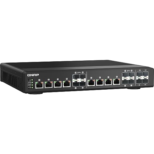qnap-qsw-im1200-8c-switch-industriel-12-ports-10gbe-rack-8x-sfp-rj45-combo-nbase image 2