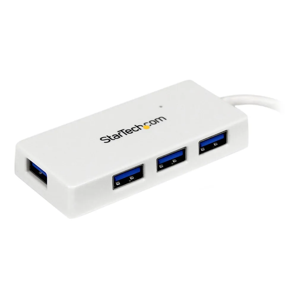 startech-com-st4300minu3w-hub-usb-3-0-4-ports-5-gbps-blanc image 1