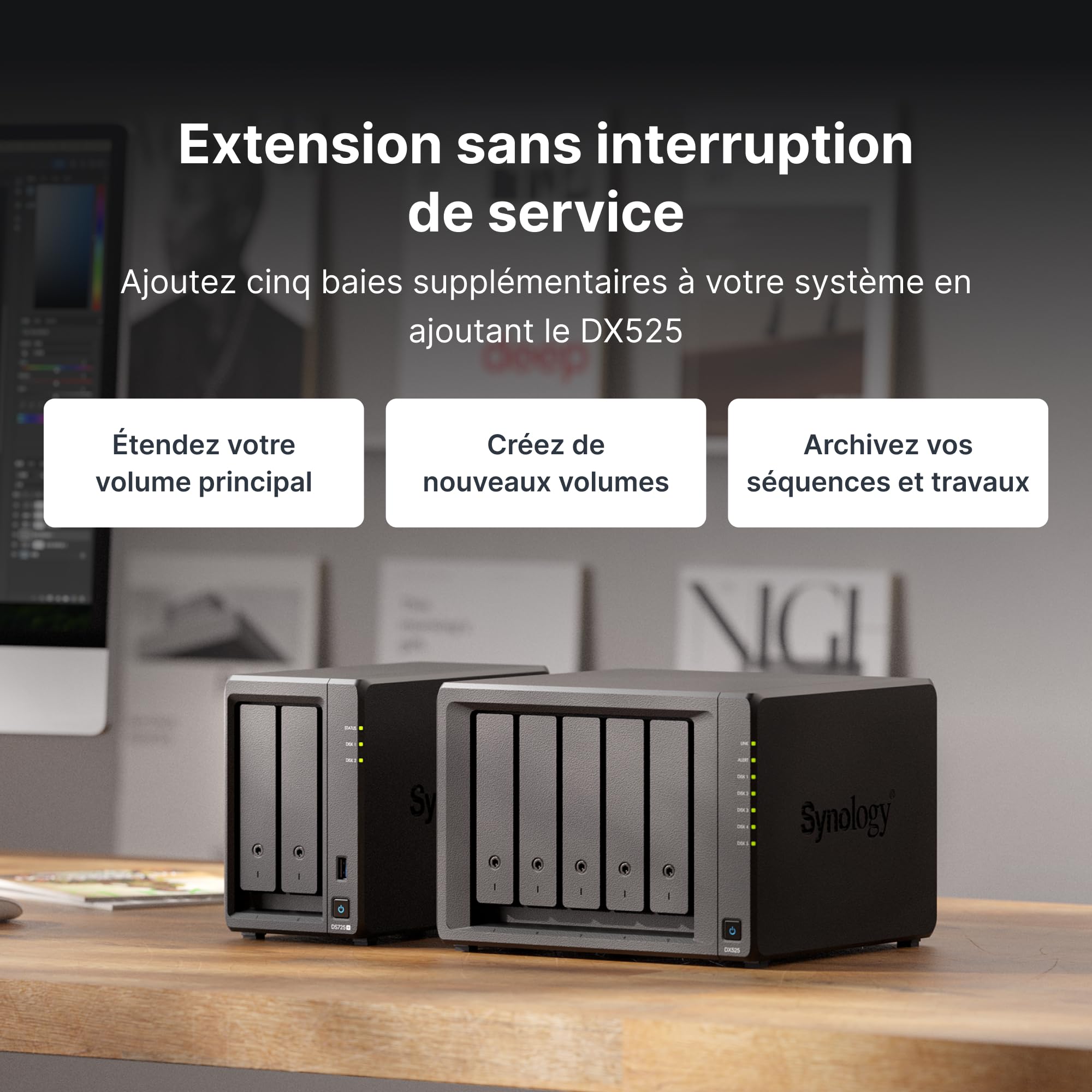 synology-ds1525-nas-de-bureau-5-baies-2-5gbe-extensible-15-baies image 5