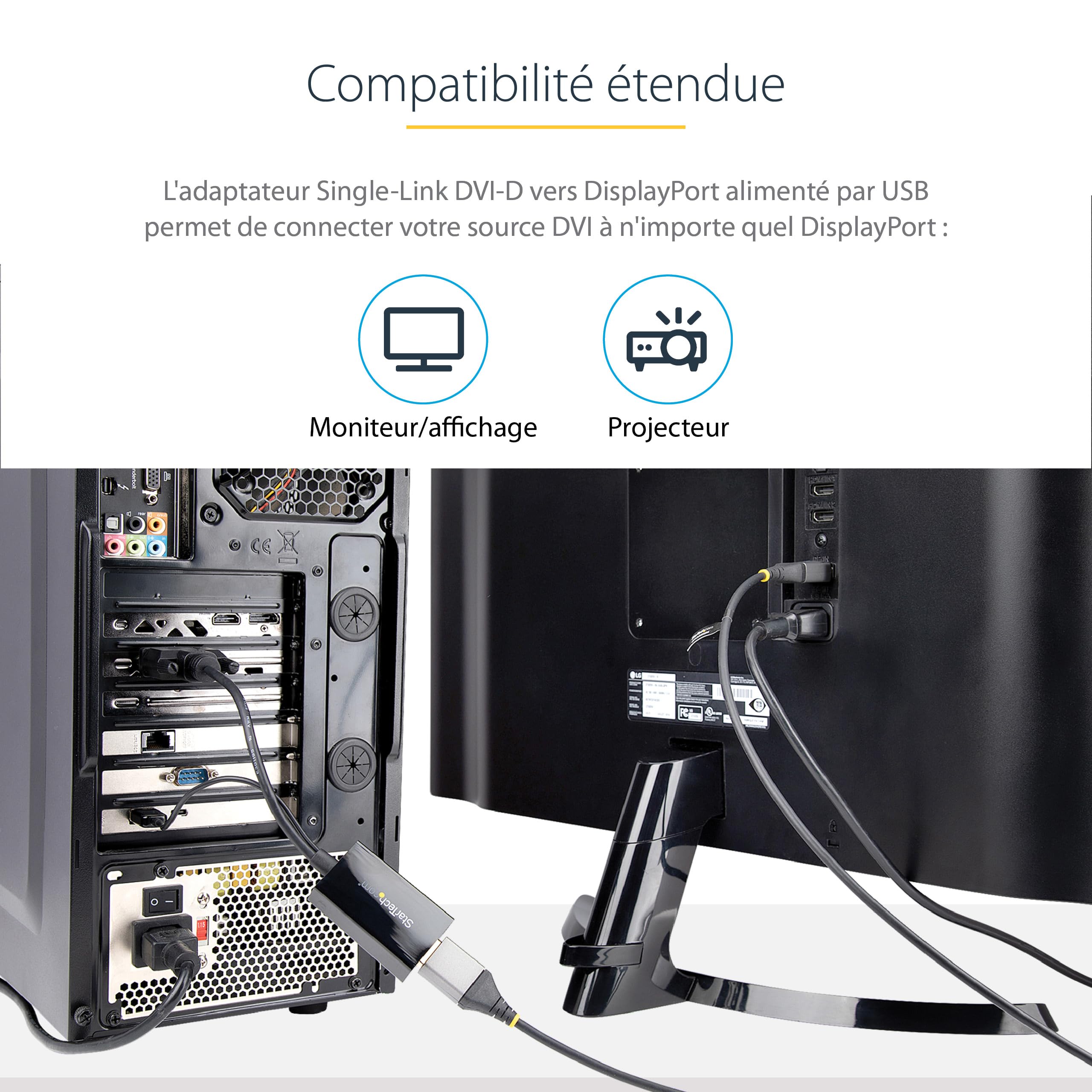 startech-com-adaptateur-dvi-vers-displayport-avec-alimentation-usb-1920x1200 image 3