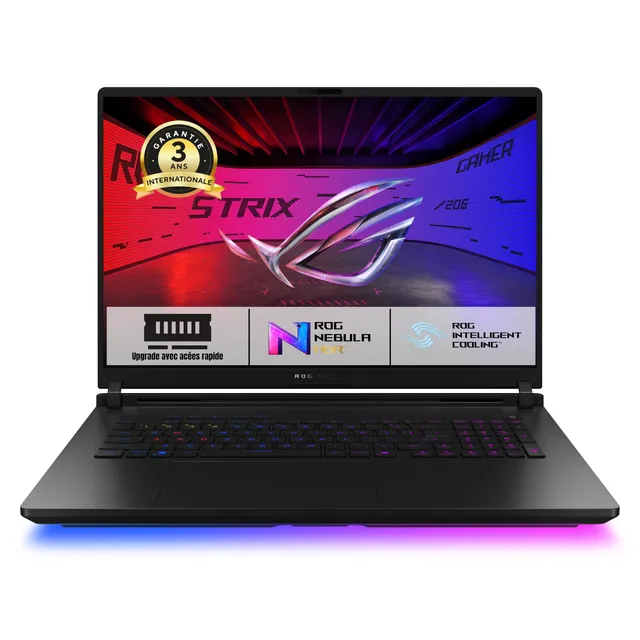 asus-rog-strix-scar-18-g835lx-sa141w-pc-portable-18-2-5k-240hz-rtx-5090-64go-4to image 1