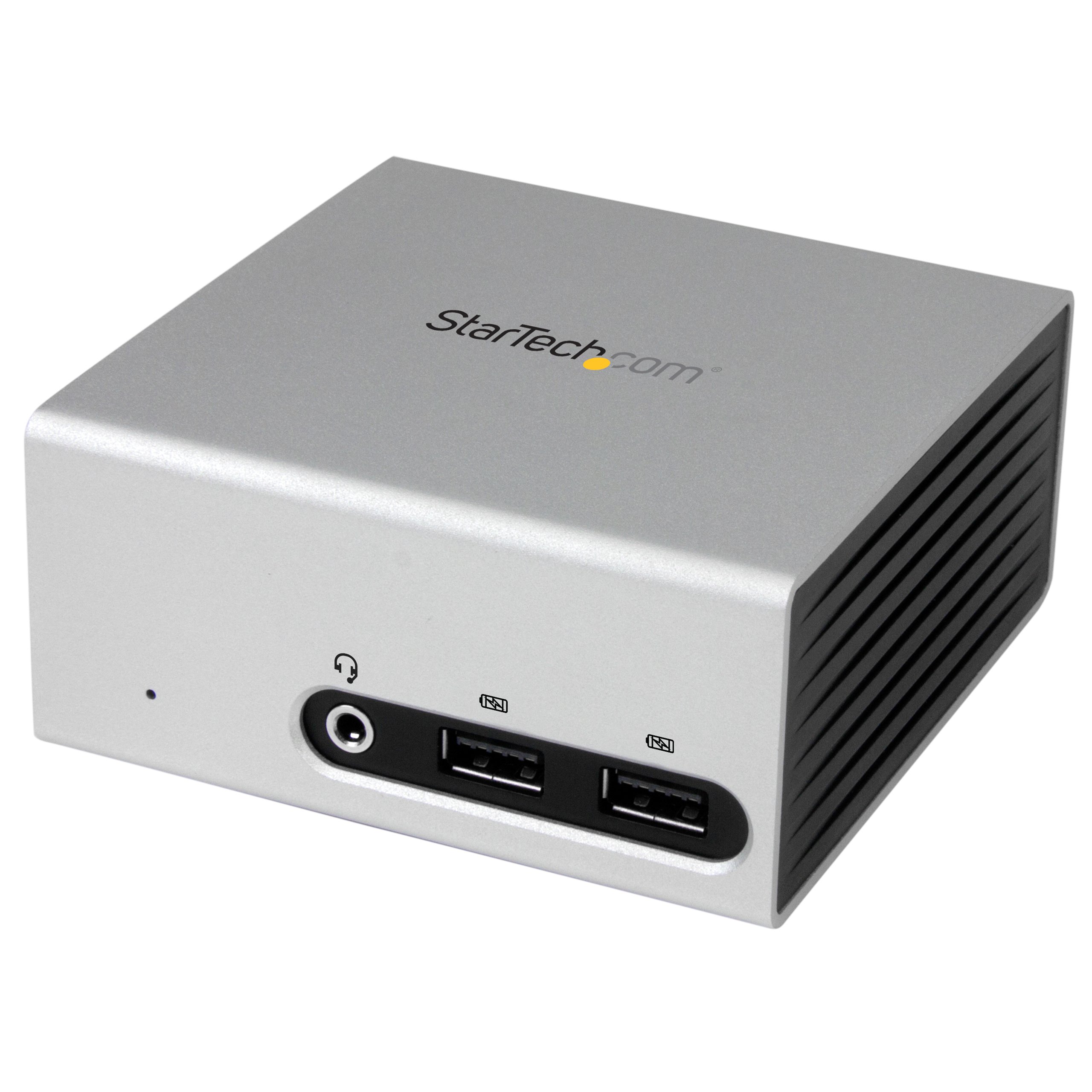 startech-com-usb3smdock4k-station-d-accueil-usb-3-0-double-hdmi-dvi-4k-4x-usb image 1