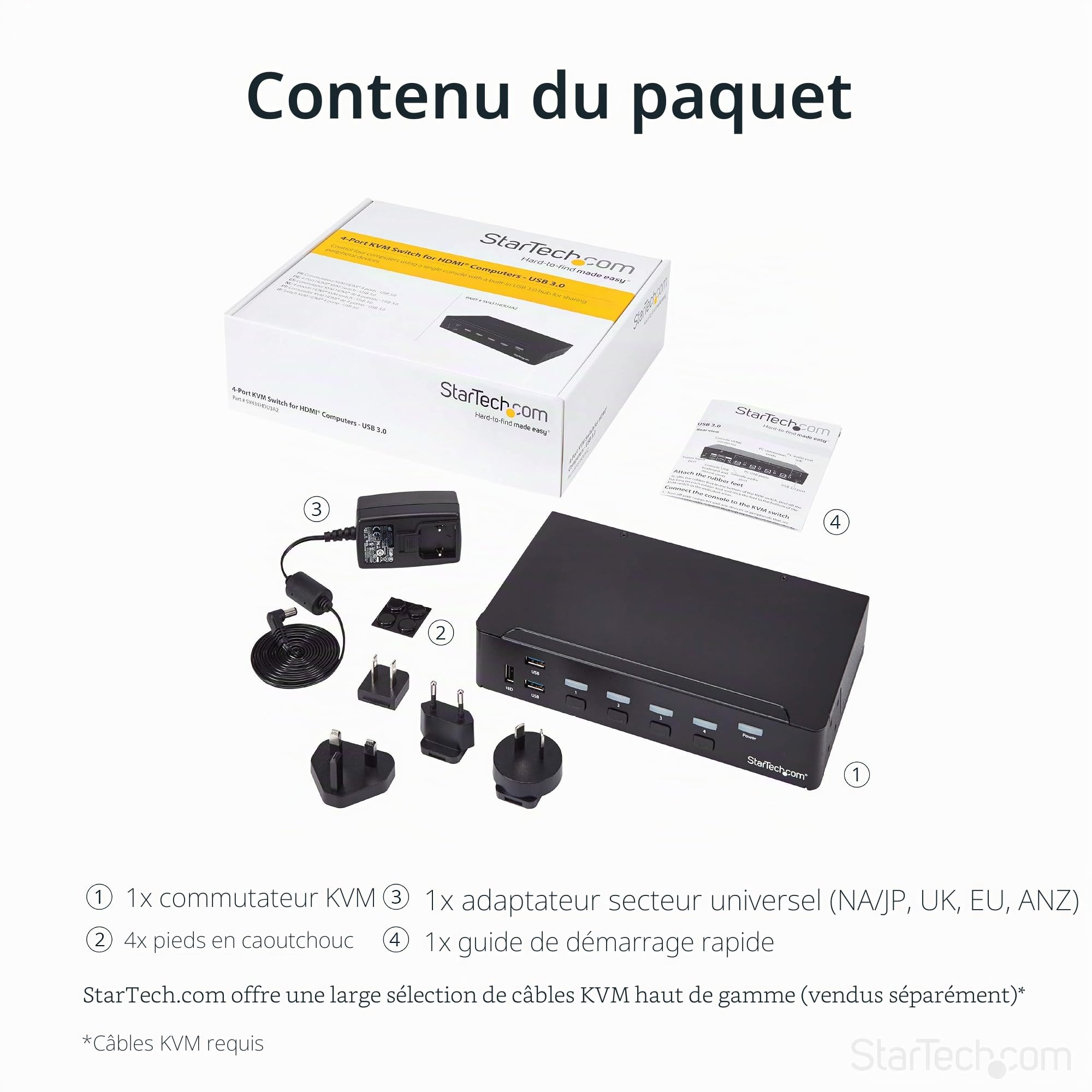 startech-com-commutateur-kvm-hdmi-4-ports-1080p-avec-hub-usb-3-0 image 5