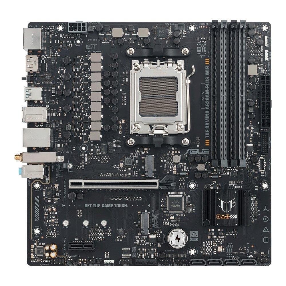 asus-tuf-gaming-a620m-plus-wifi-carte-m-re-micro-atx-am5-ryzen-7000 image 4