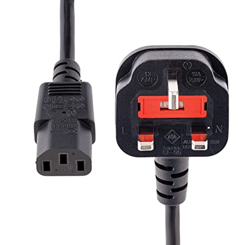 startech-com-cordon-d-alimentation-pc-uk-3-m-bs-1363-vers-c13-noir-pxt101uk3m image 8