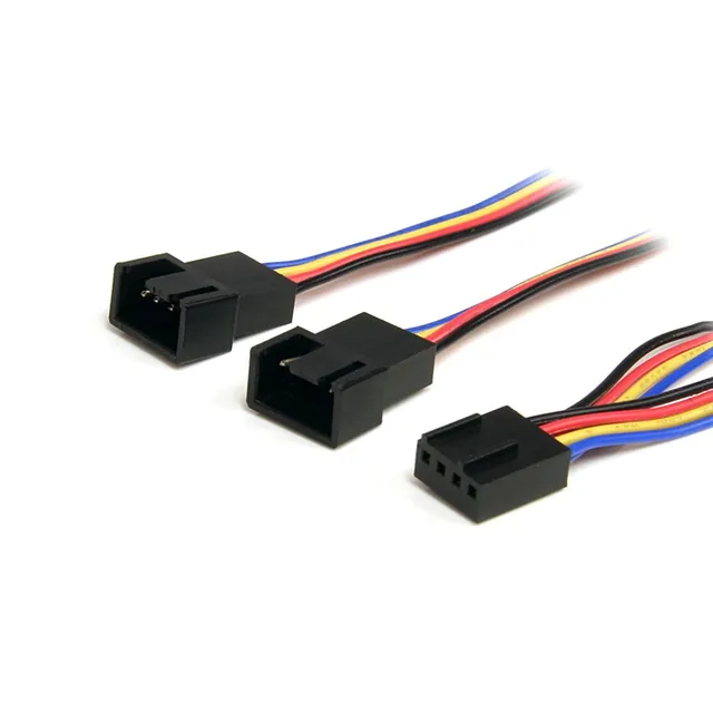 startech-com-r-partiteur-alimentation-ventilateurs-4-broches-31cm-pwm-fan4split1 image 1