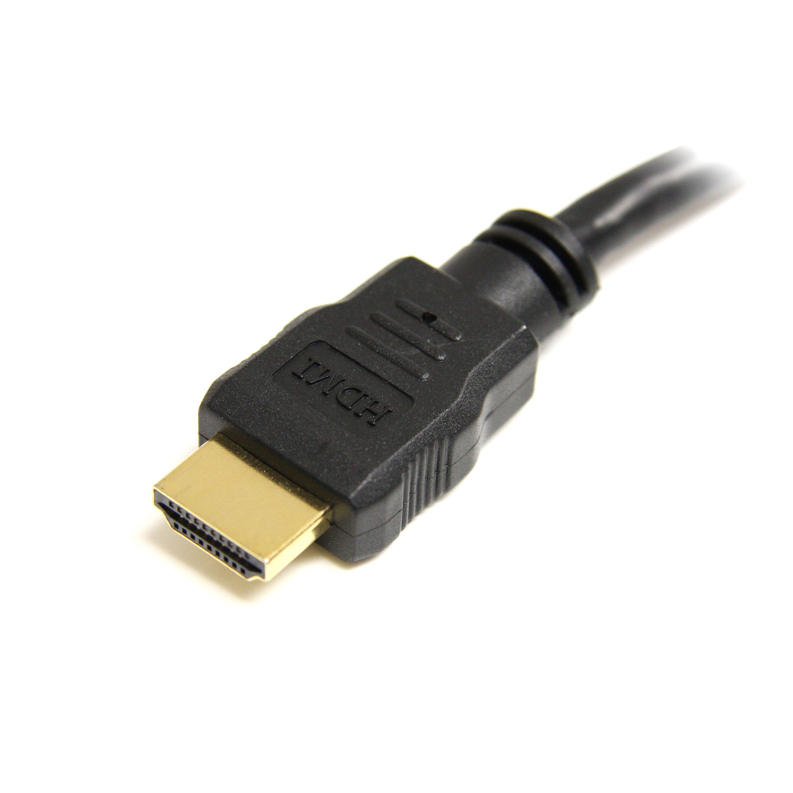 startech-com-rallonge-hdmi-4k-15-2-cm-m-f-noire-hdmiextaa6in image 2