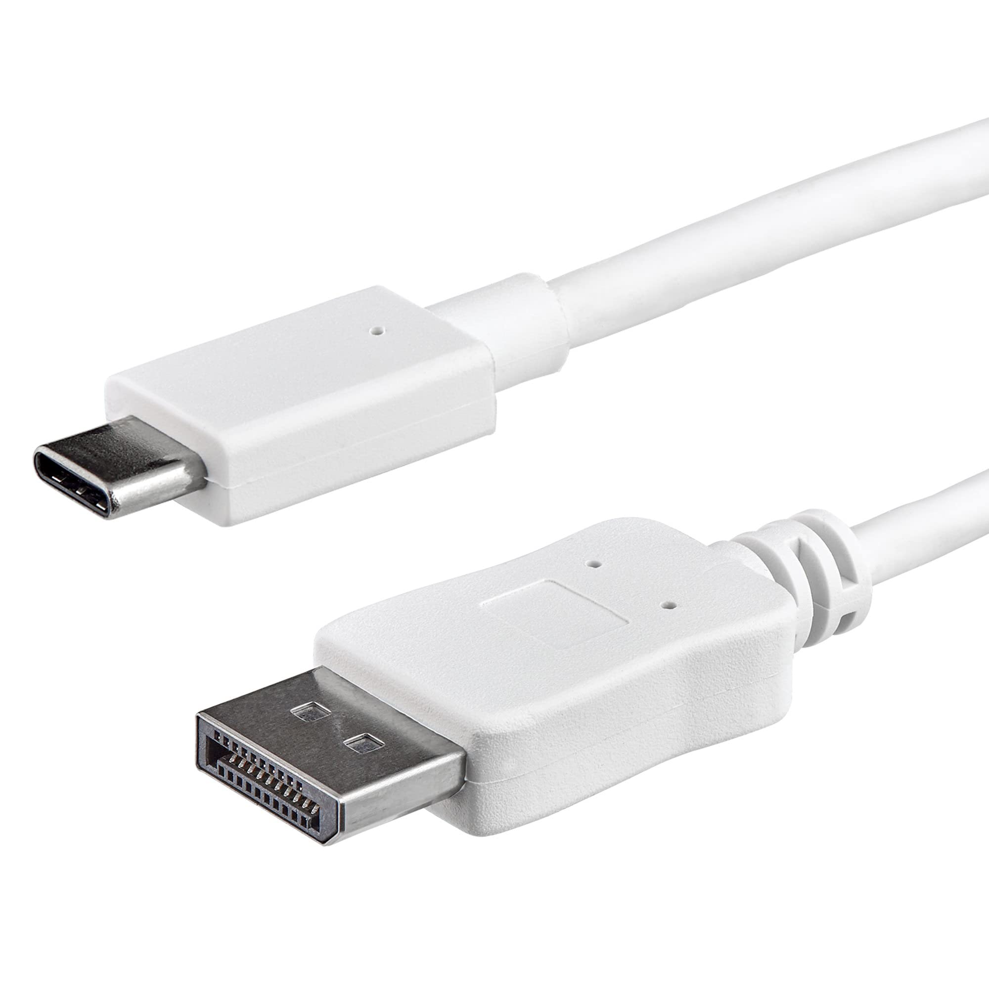 startech-com-c-ble-usb-c-vers-displayport-1-2-4k-60hz-dp-alt-mode-1-m-noir-cdp2d image 3