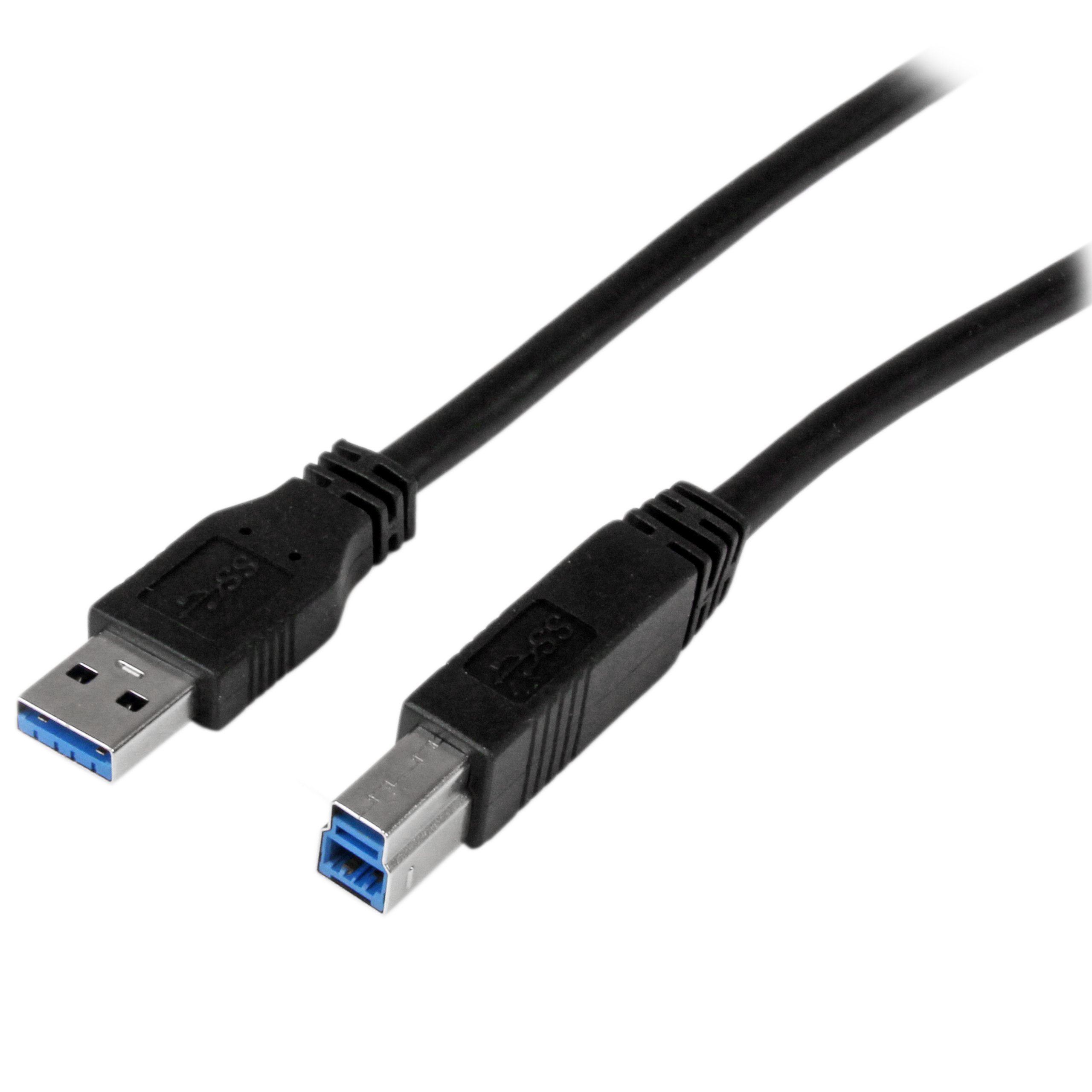 startech-com-usb3cab2m-c-ble-usb-3-0-a-vers-b-2-m-superspeed-5-gb-s image 1