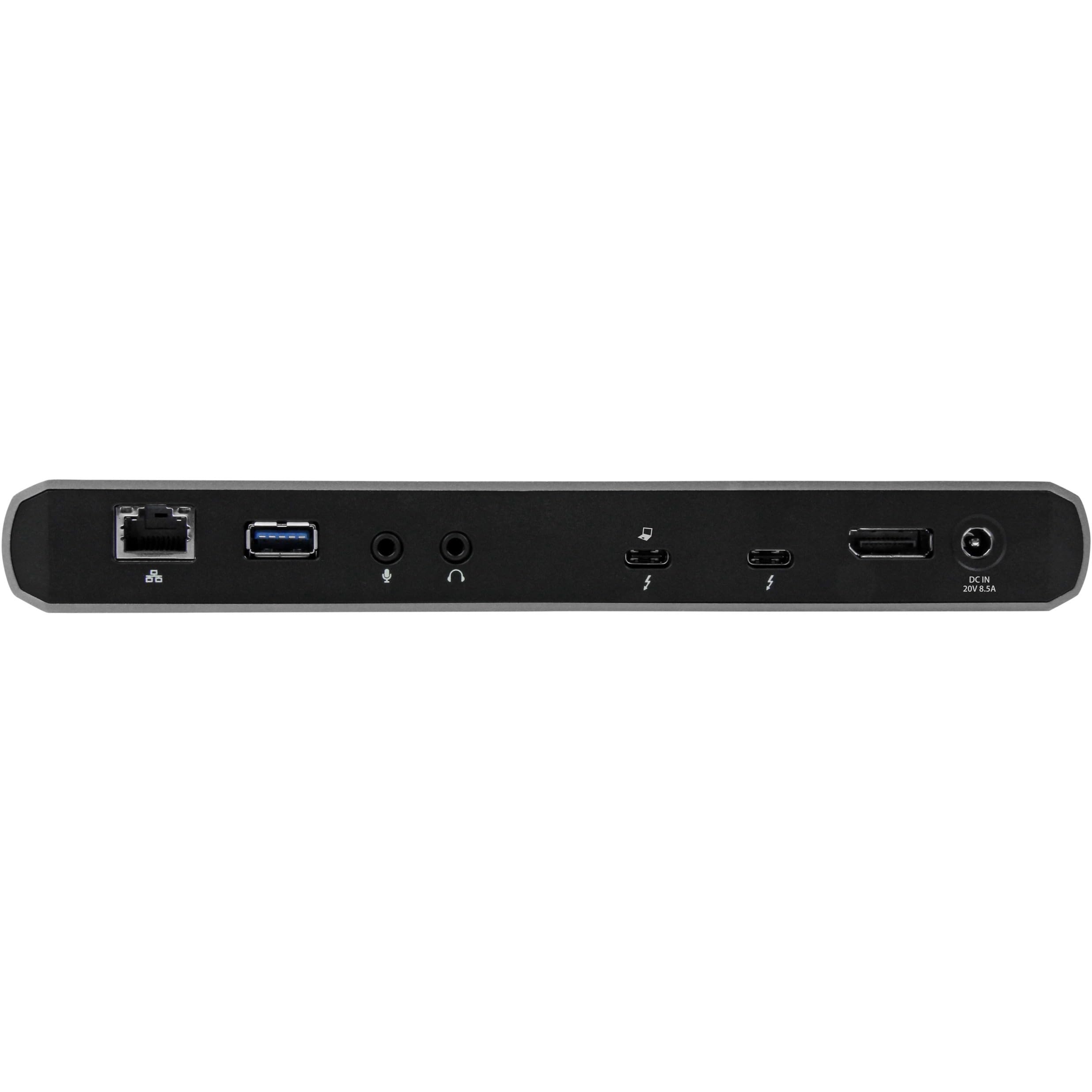 startech-com-station-d-accueil-thunderbolt-3-double-4k-60hz-85w-ethernet image 3