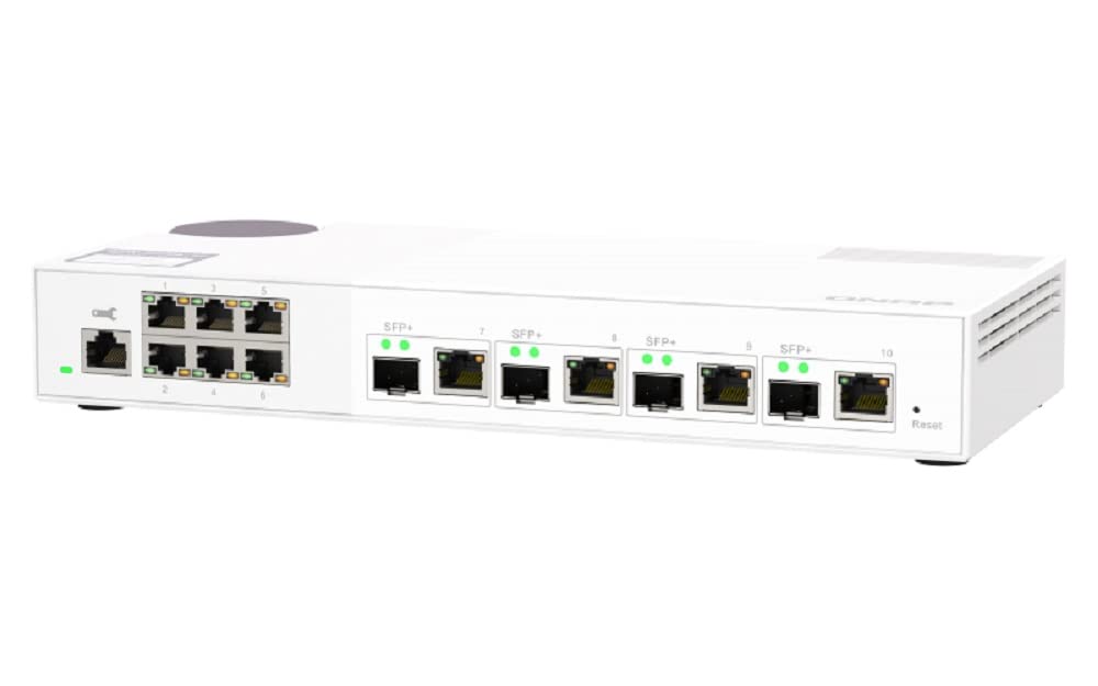 qnap-qsw-m2106-4c-commutateur-r-seau-g-r-l2-2-5g-10g-6x-2-5gbe-rj45-4x-combo-sfp image 1