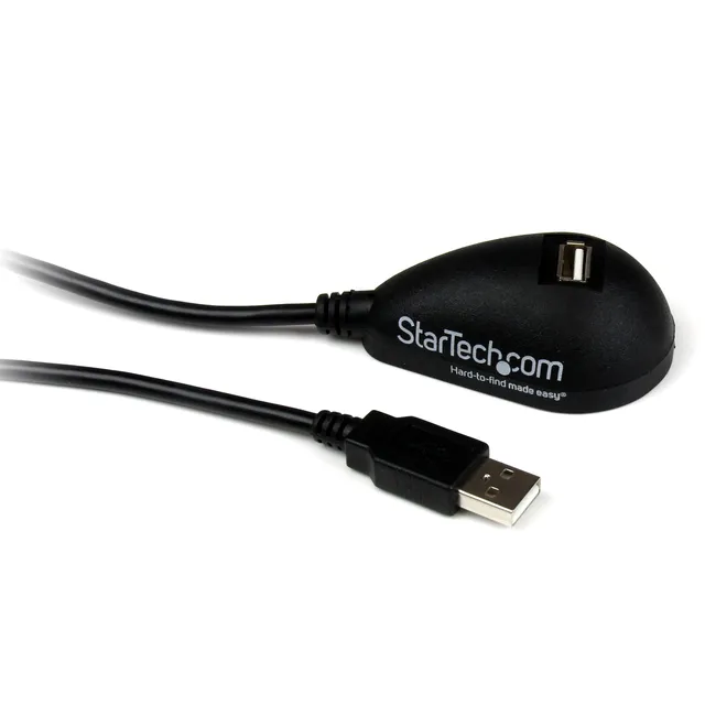 startech-com-rallonge-usb-2-0-usb-a-m-f-1-5m-noire image 1