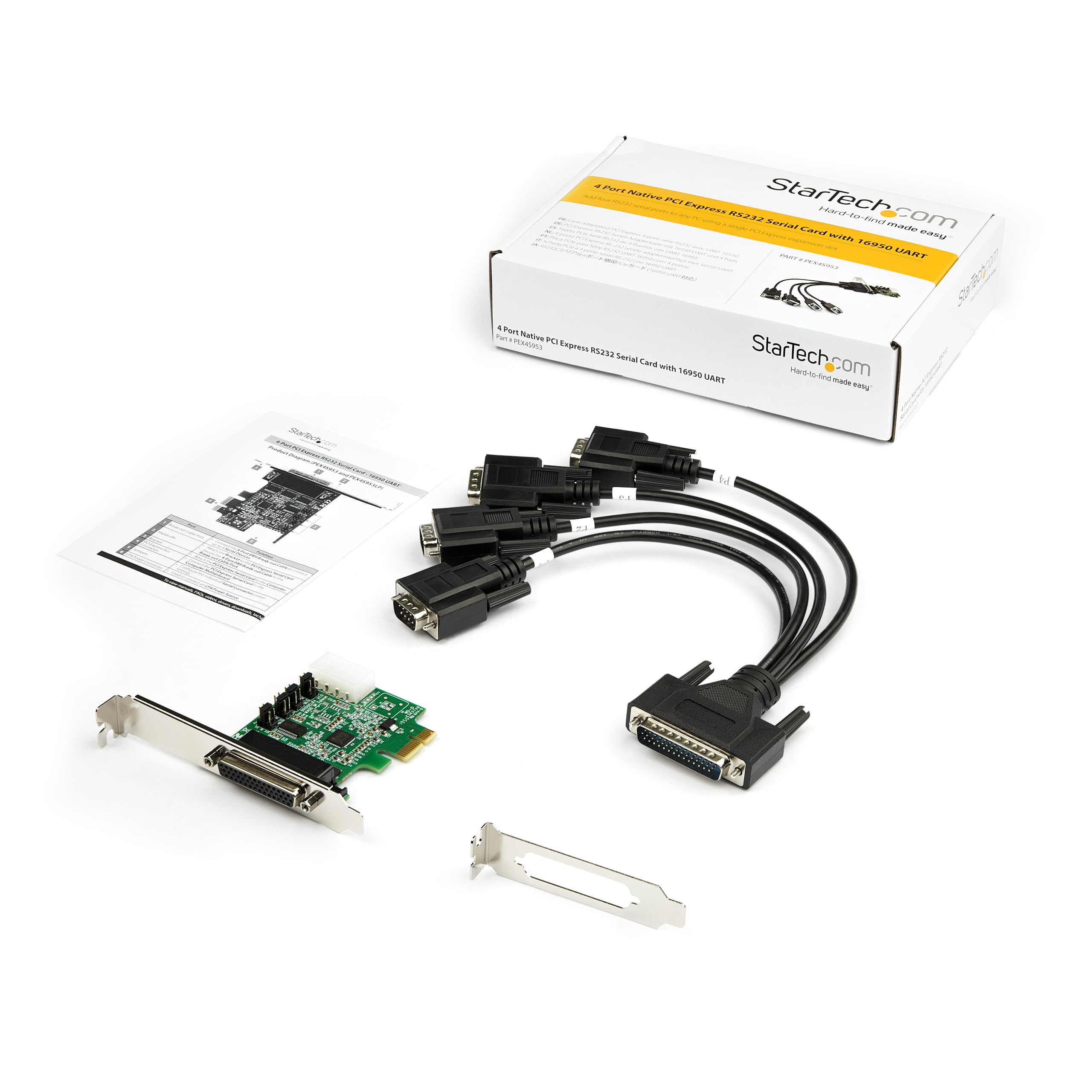 startech-com-pex4s953-carte-pci-express-vers-4x-s-rie-rs232-db9-921-6-kbit-s image 7