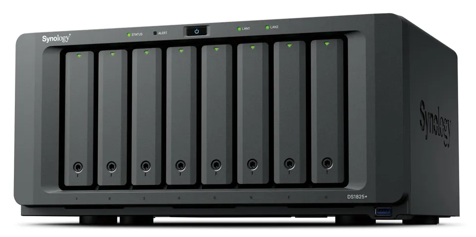 synology-ds1825-nas-8-baies-noir-2-5gbe-extensible-18-baies image 1