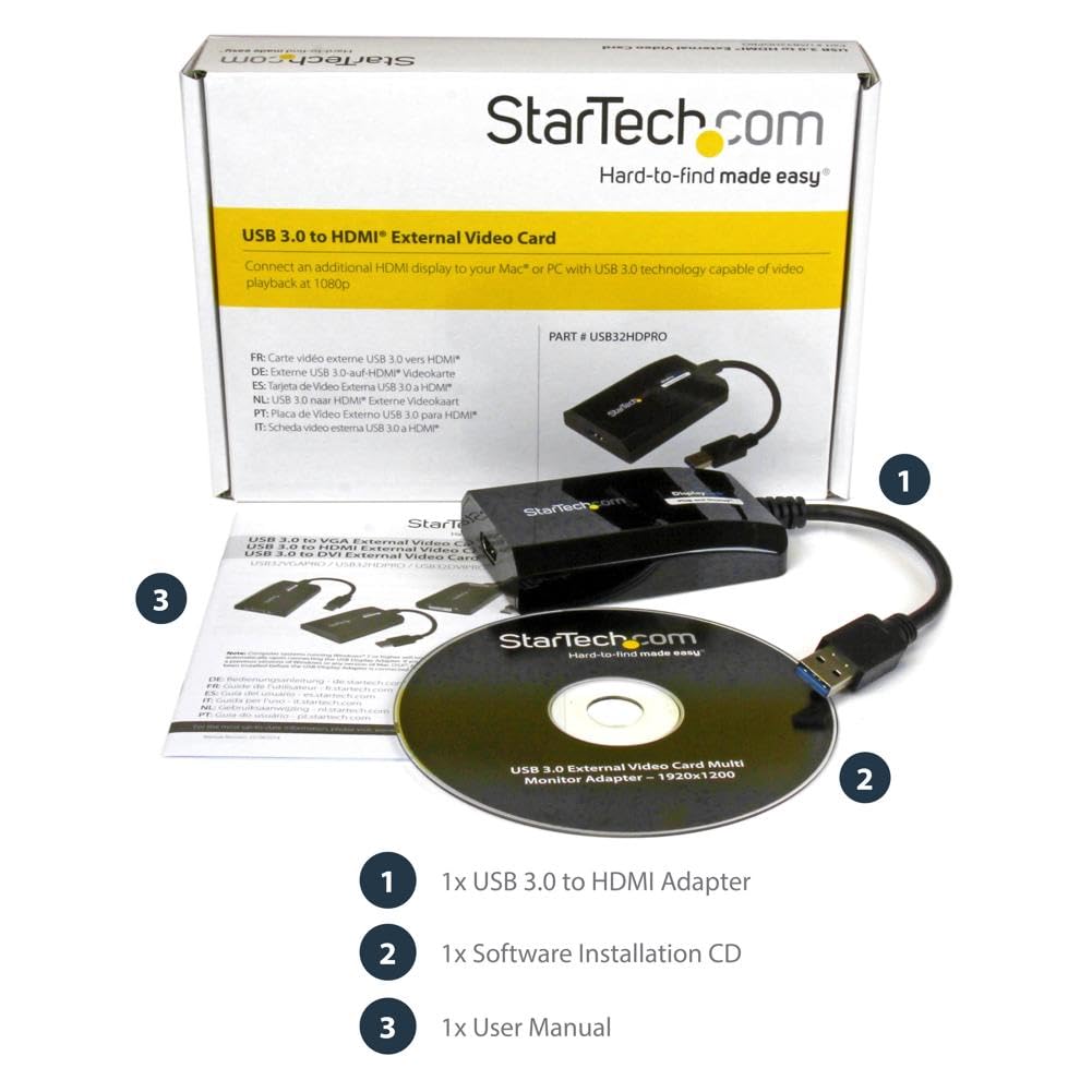 startech-com-usb32hdpro-adaptateur-carte-graphique-externe-usb-3-0-vers-hdmi-108 image 6