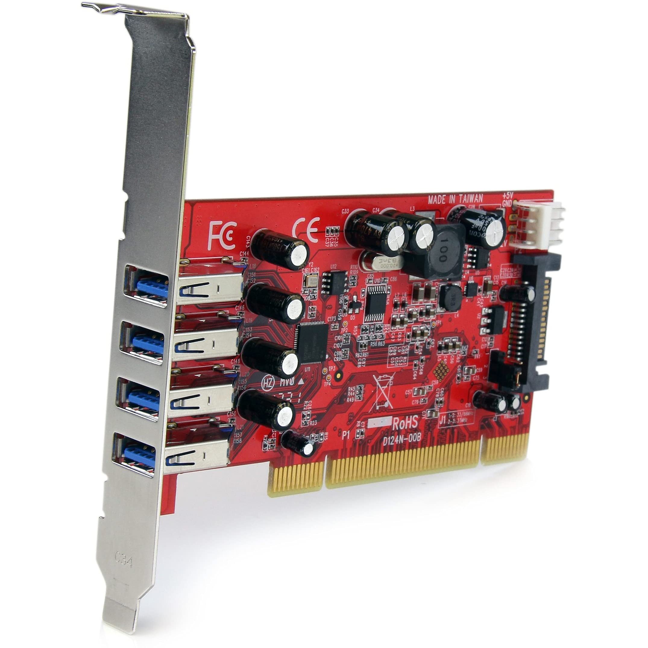 startech-com-pciusb3s4-carte-pci-4-ports-usb-3-0-5gbps-superspeed image 2
