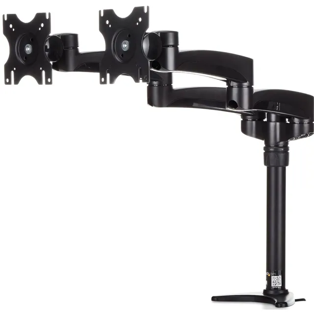 startech-com-armdual-support-bras-articul-2-crans-12-24-pouces-noir image 1