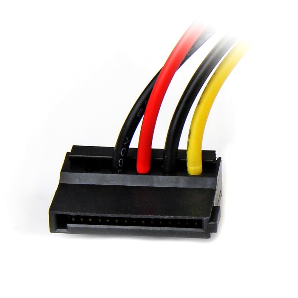 startech-com-adaptateur-d-alimentation-lp4-vers-sata-angle-droit-15-cm-4-broches image 2