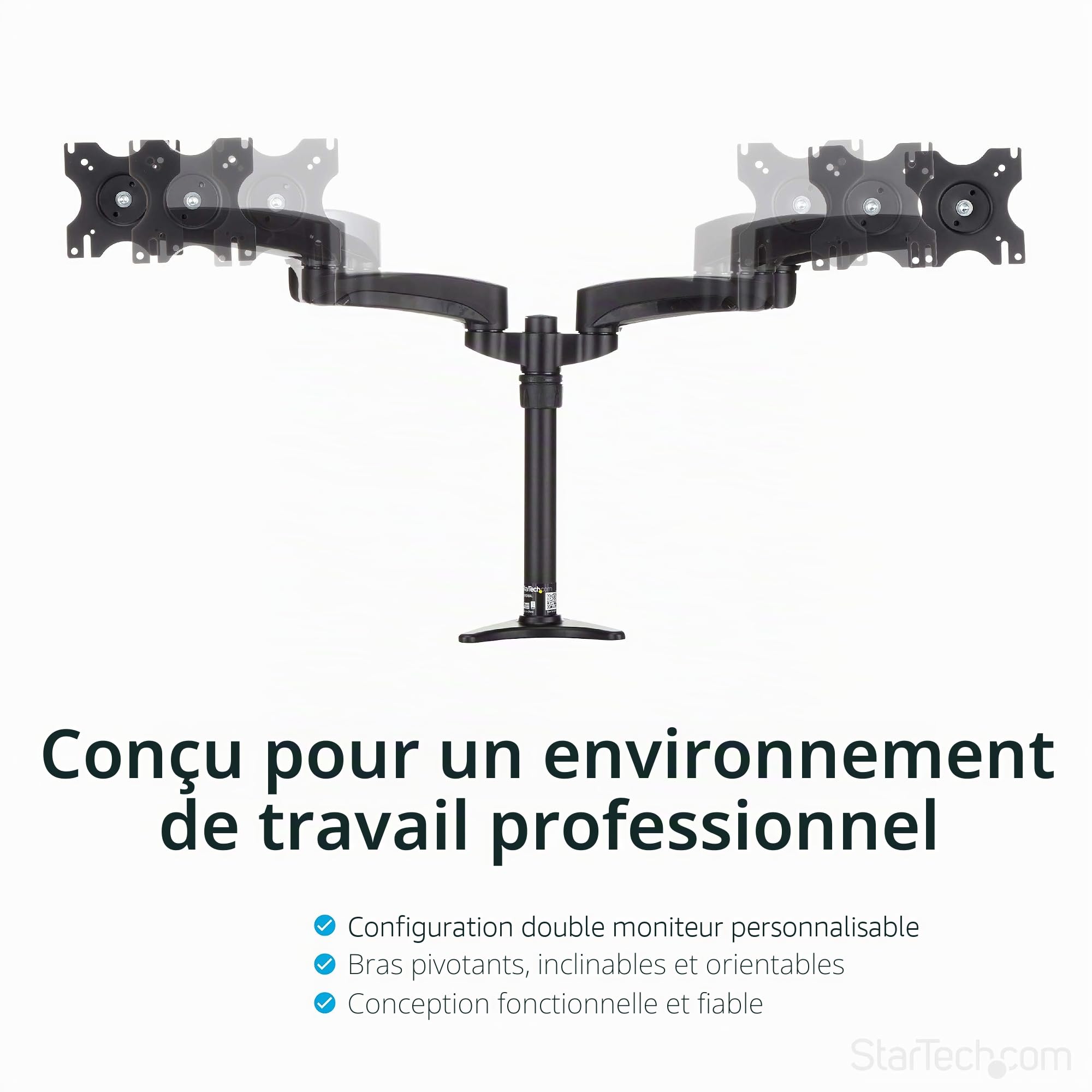 startech-com-armdual-support-bras-articul-2-crans-12-24-pouces-noir image 3