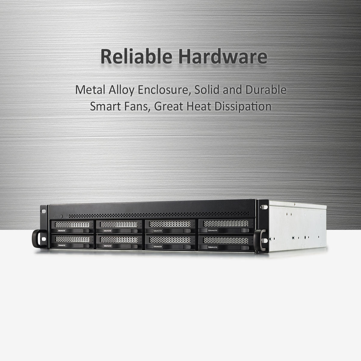 terramaster-u8-450-nas-rack-2u-8-baies-10gbe image 2