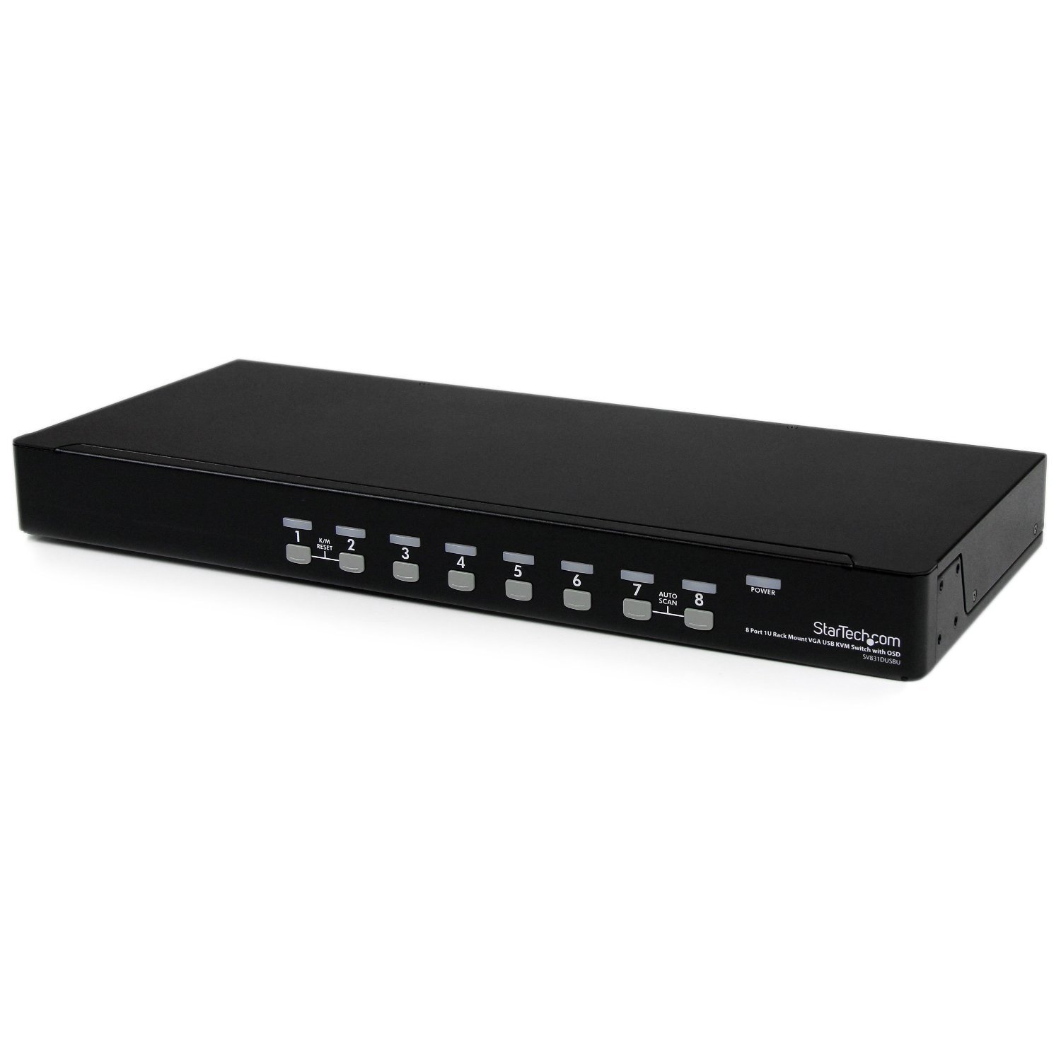 startech-com-sv831dusbu-switch-kvm-usb-vga-8-ports-1u-rackable-osd image 1