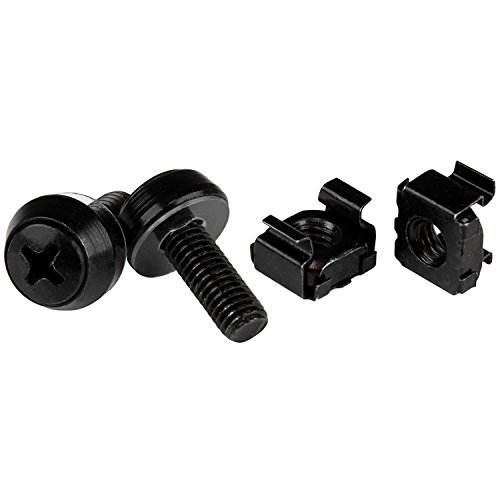 startech-com-kit-50-vis-m6-12mm-et-crous-cage-trou-carr-noir-outil image 6