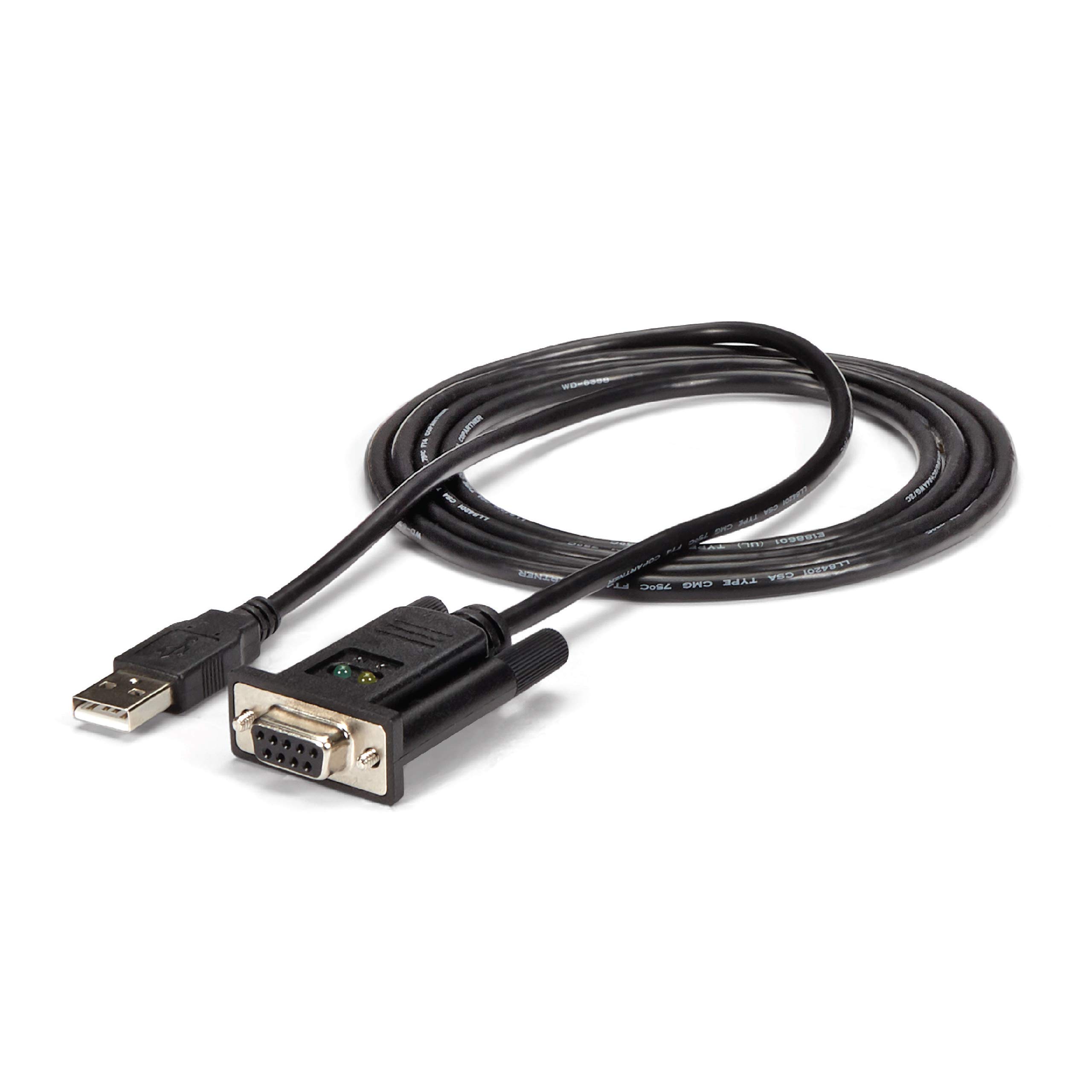 startech-com-icusb232ftn-adaptateur-usb-vers-s-rie-rs232-db9-1-8m-ftdi image 1
