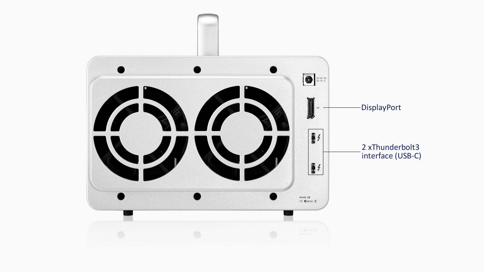 terramaster-d5-thunderbolt-3-bo-tier-5-baies-raid image 2