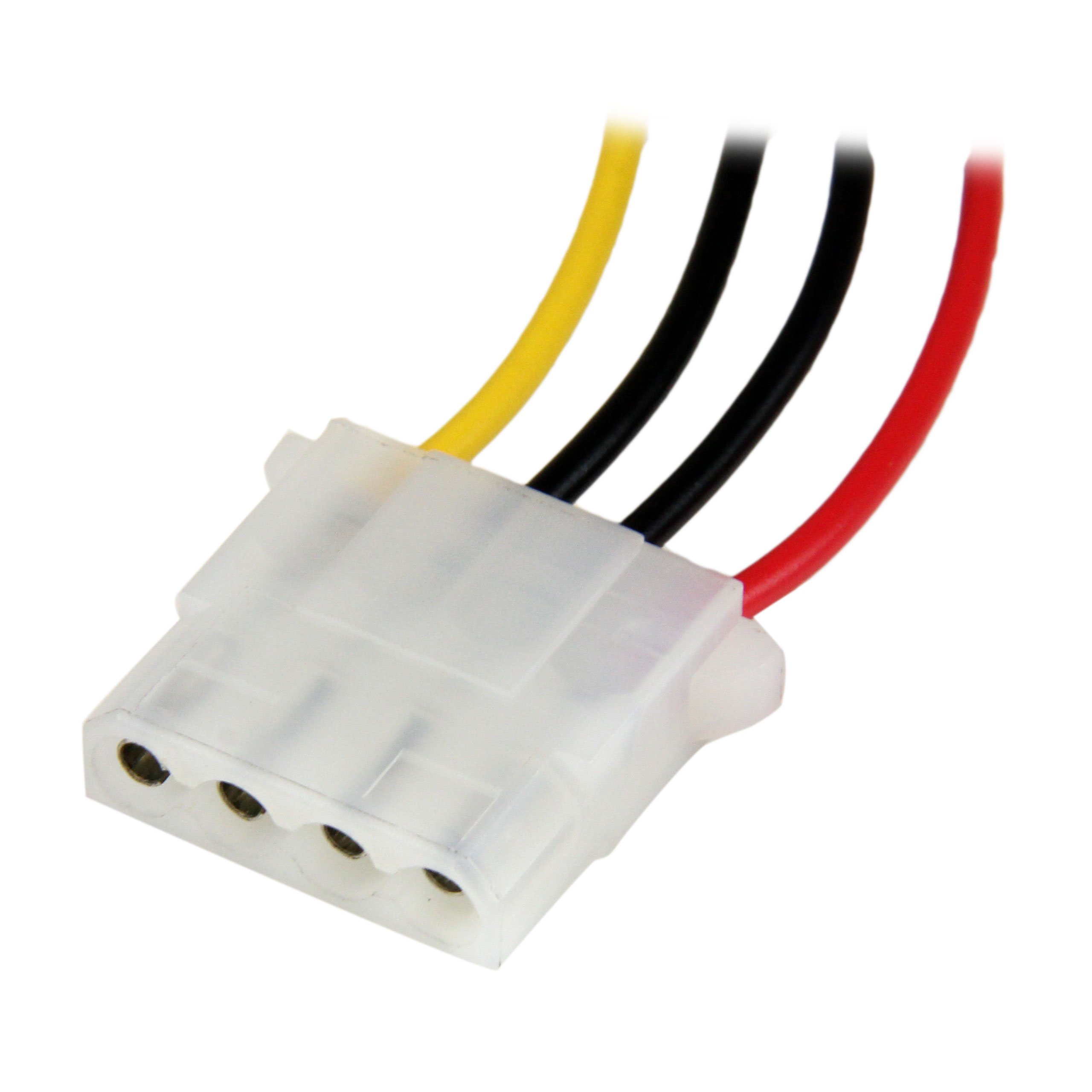 startech-com-lp4powext12-c-ble-extension-alimentation-molex-lp4-30cm image 3