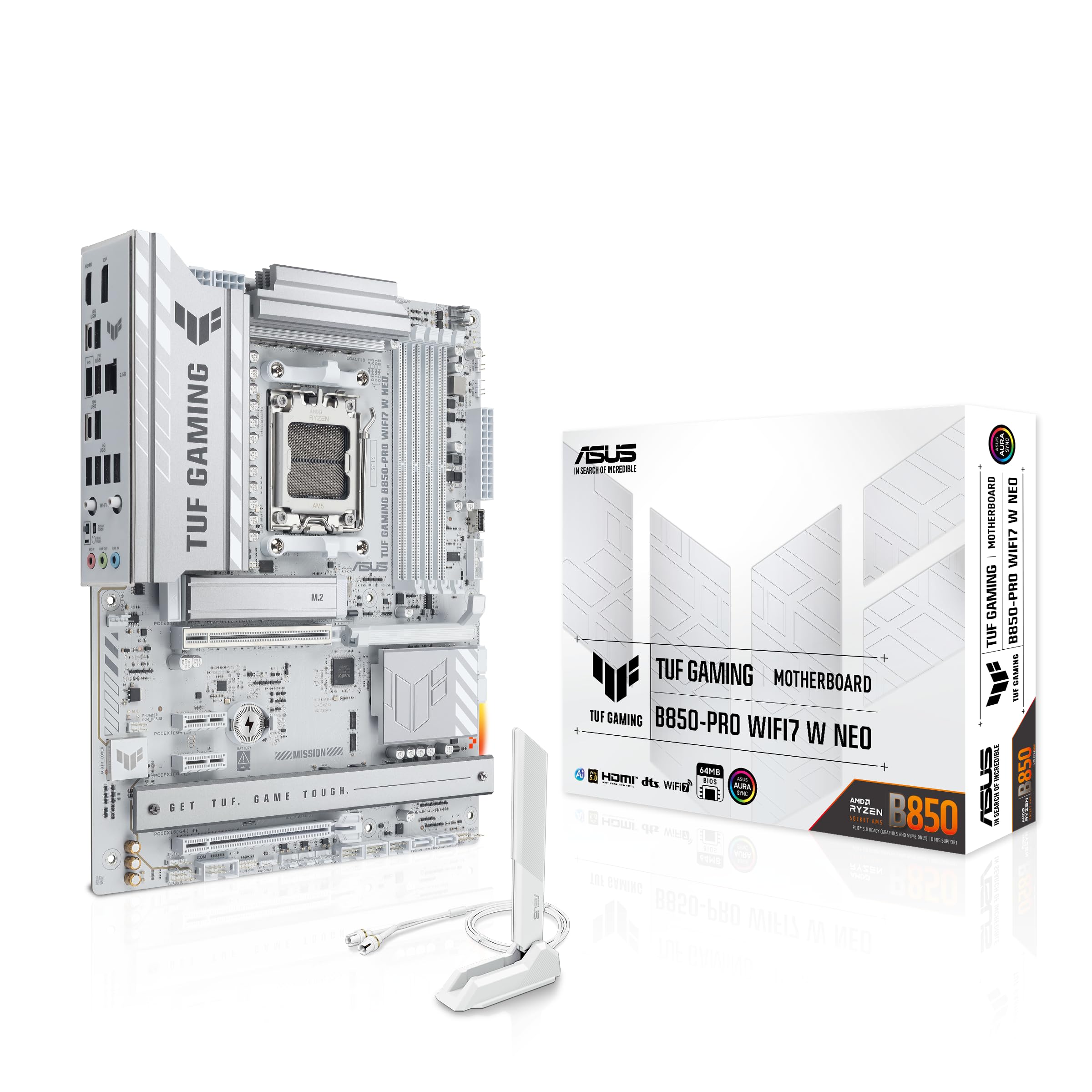 asus-rog-tuf-gaming-b850-pro-wifi7-w-neo-carte-m-re-am5-atx-ddr5 image 1