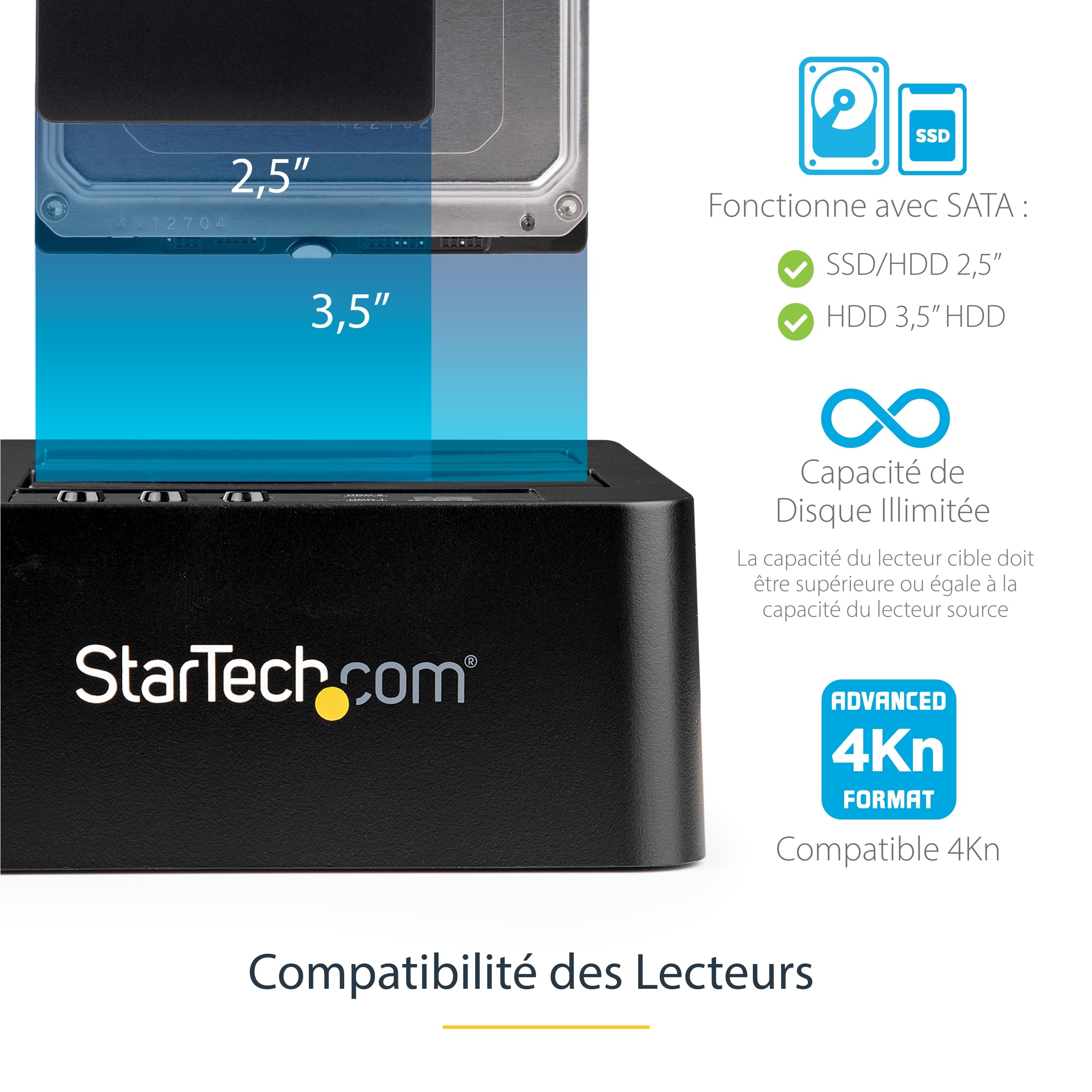 startech-com-sdock2u313r-dock-duplicateur-sata-2-baies-2-5-3-5-usb-3-2-10-gbps image 3