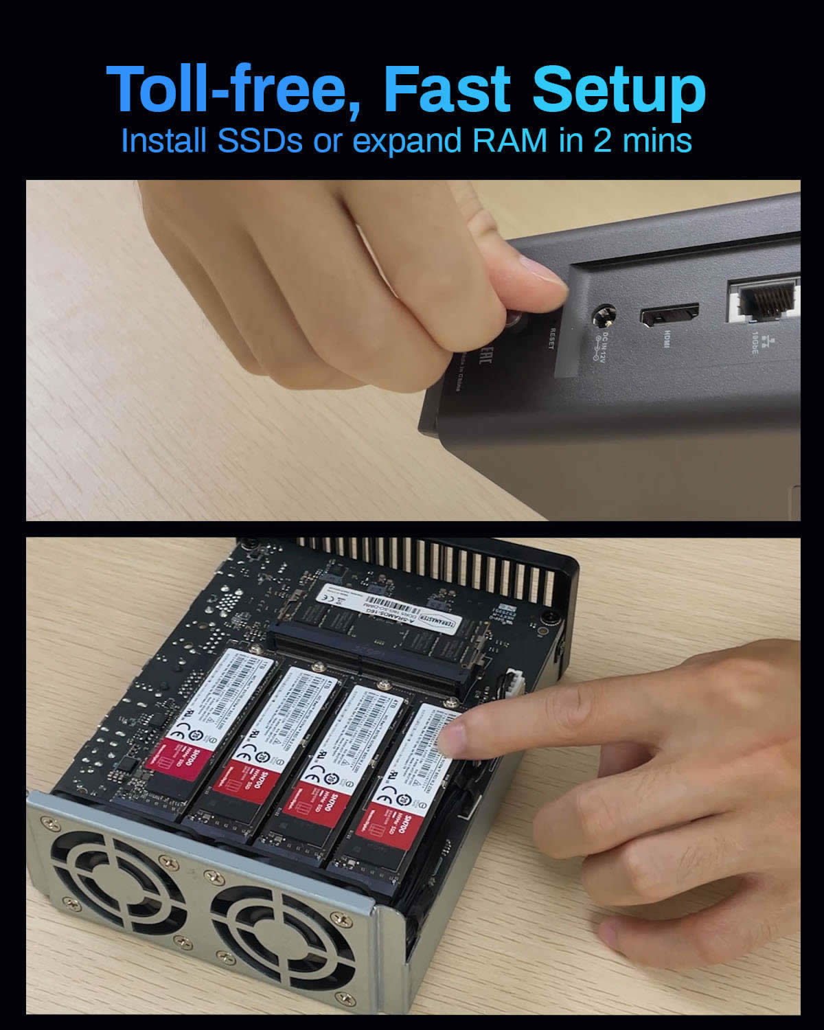 terramaster-f8-ssd-nas-8-baies-tout-flash-intel-n95 image 5
