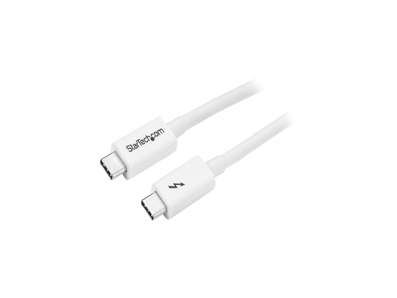 startech-com-c-ble-thunderbolt-3-passif-0-5m-40gbps-100w-pd-usb-c-blanc image 7