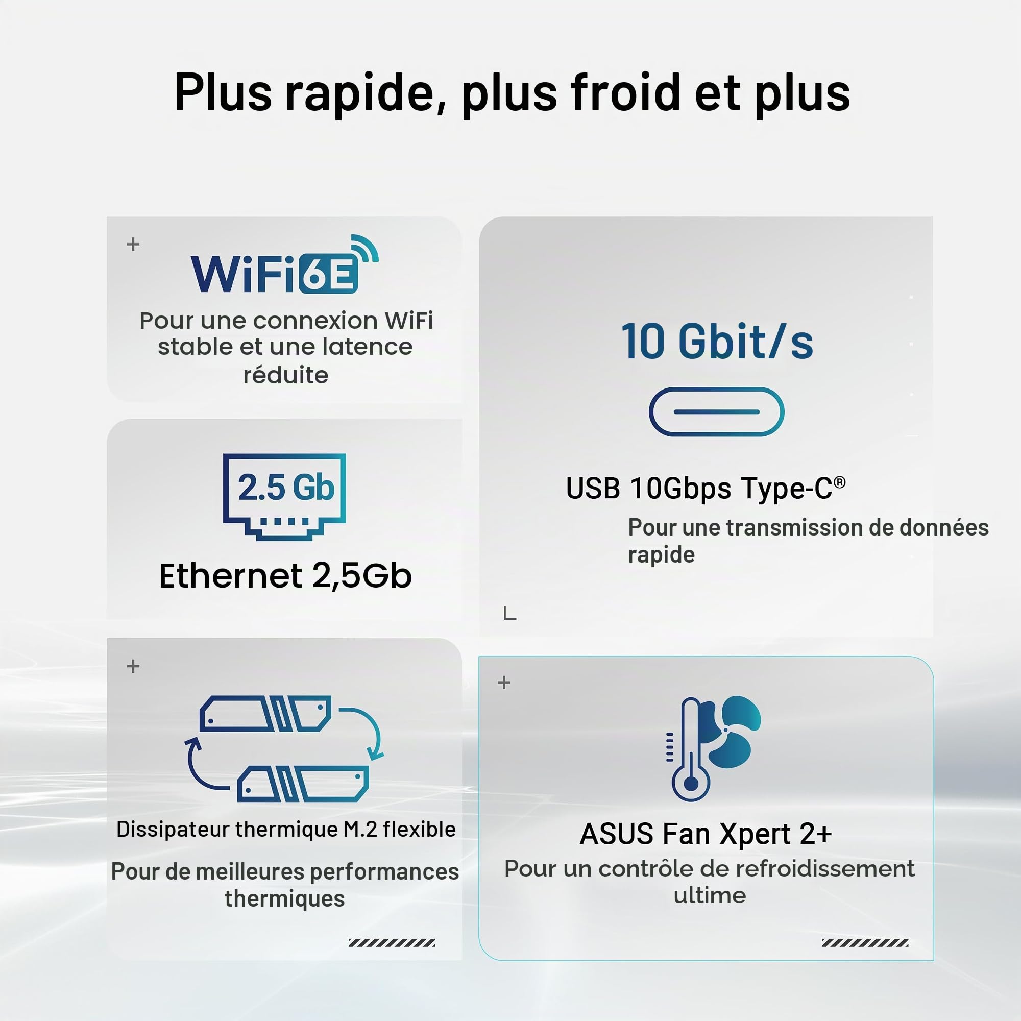 asus-prime-b840-plus-wifi-carte-m-re-atx-am5-ddr5-wi-fi-6e-2-5gbe image 5