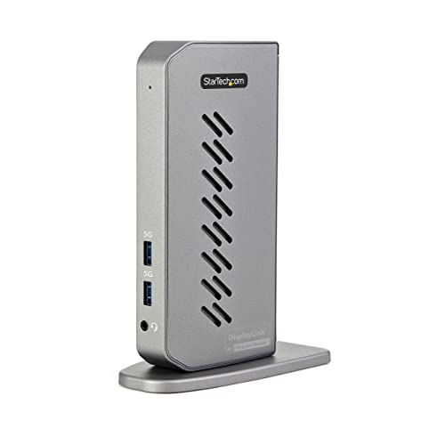 startech-com-dock-hybride-usb-c-usb-a-universel-double-4k-displaylink-hub-6-port image 5