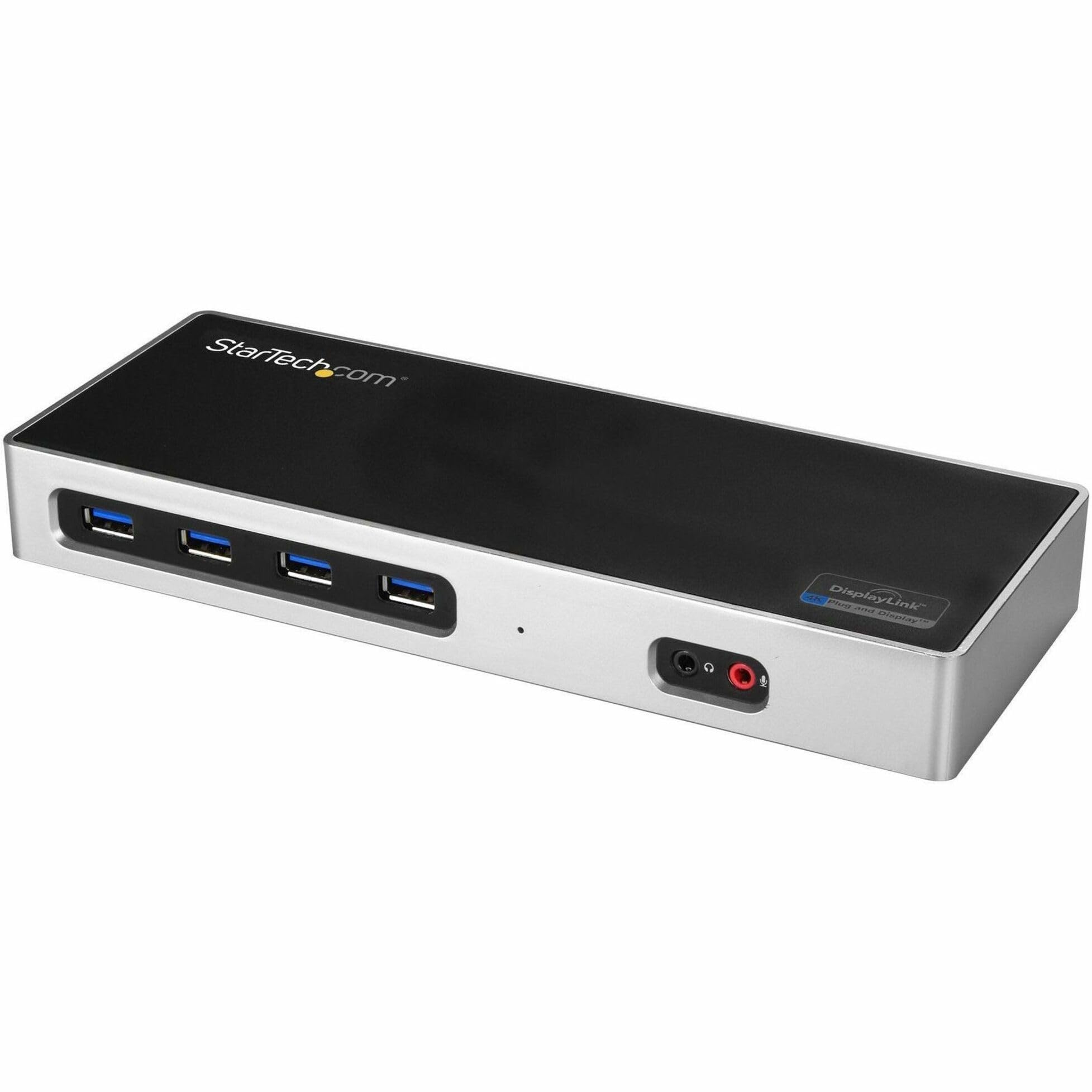 startech-com-station-d-accueil-hybride-usb-c-usb-a-double-4k-60hz-dp-hdmi image 1