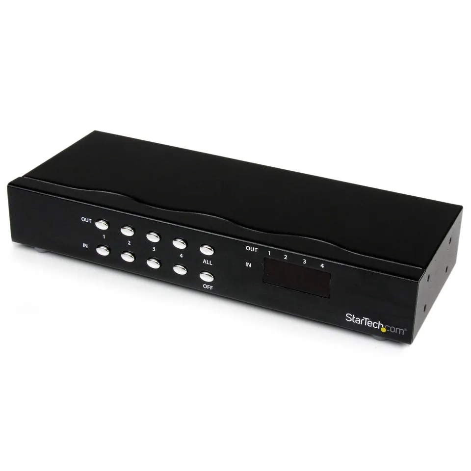 startech-com-r-partiteur-commutateur-matrice-vid-o-vga-4x4-avec-audio image 1